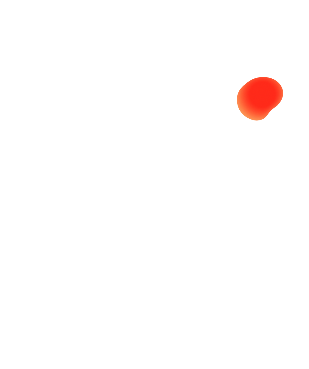 Another lava blob in an orange lava lamp