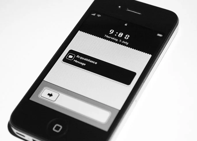 iOS'86 lock screen