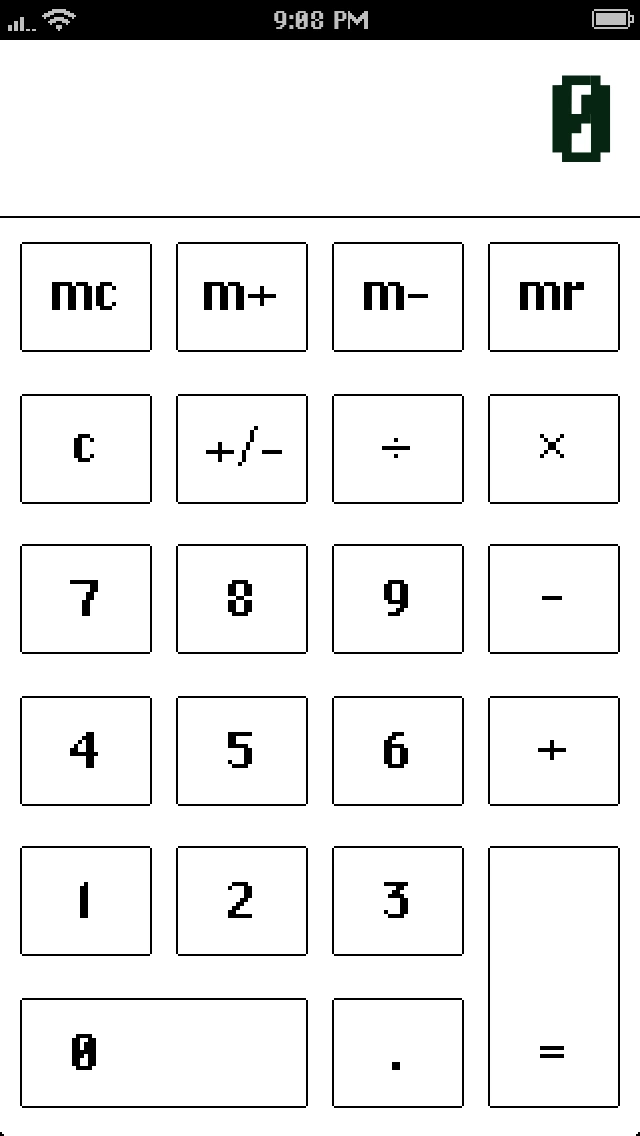 iOS'86 calculator